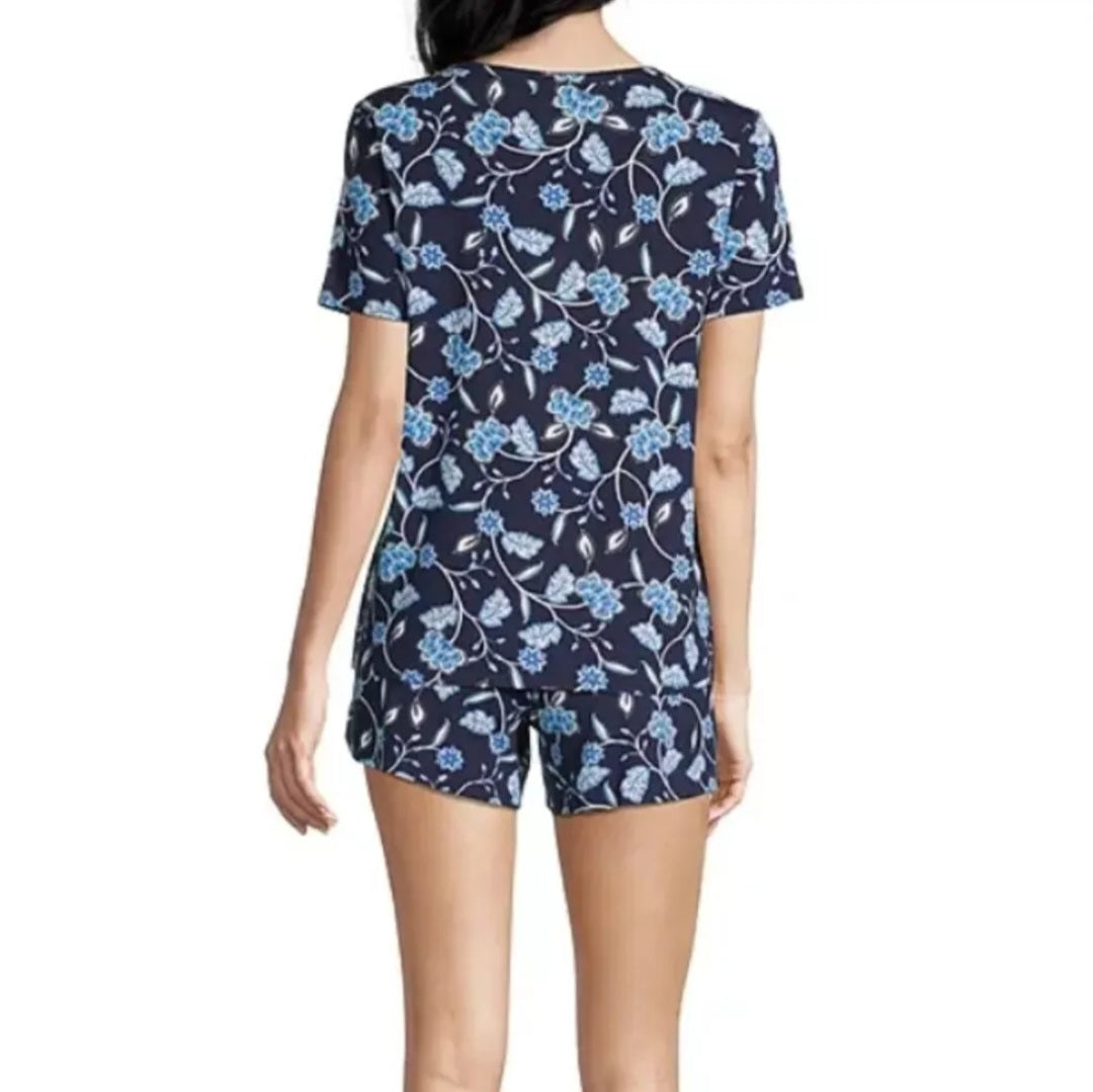 Liz Claiborne Talla Chica Pijama Set Floral