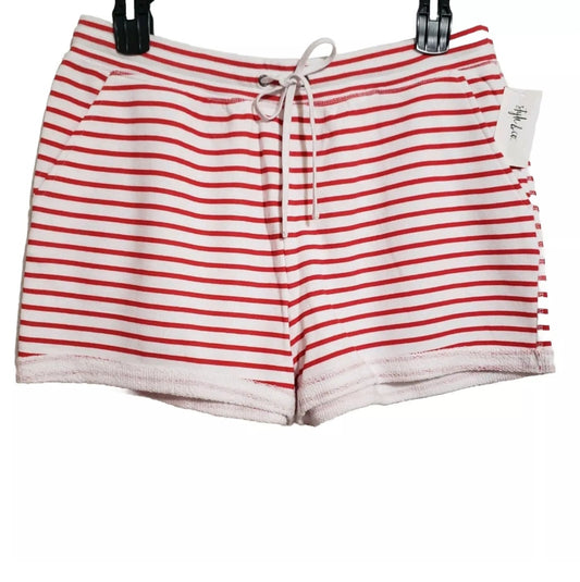 Style & Co Talla L (Grande) Shorts Lounge Rojo Y Blanco