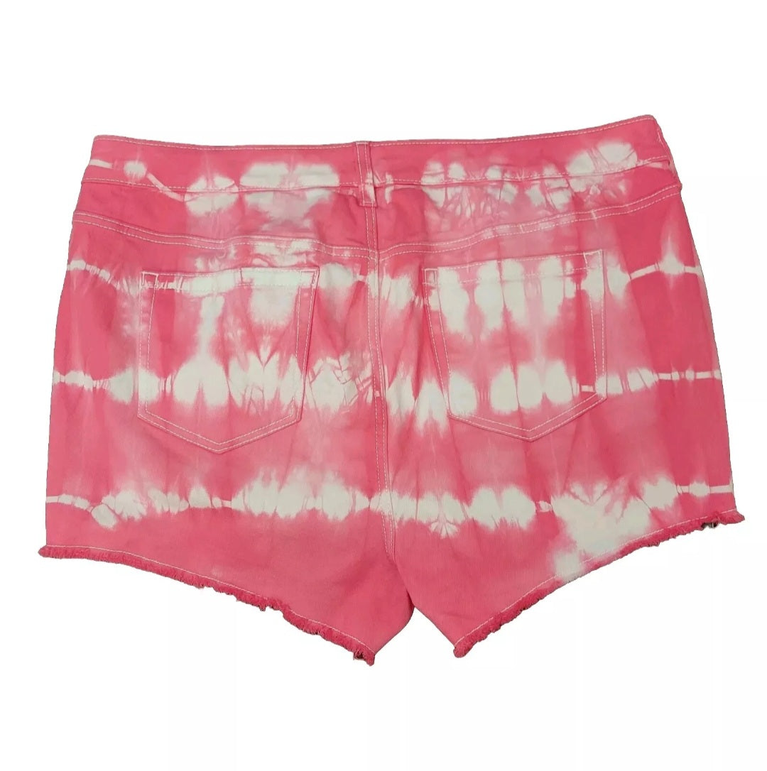 Torrid Talla 16 Shorts De Mezclilla Tie Dye