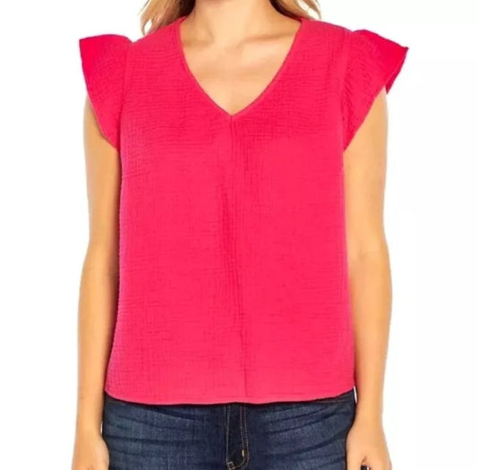 2XL Blusa de Gaza Fushia Three Dots