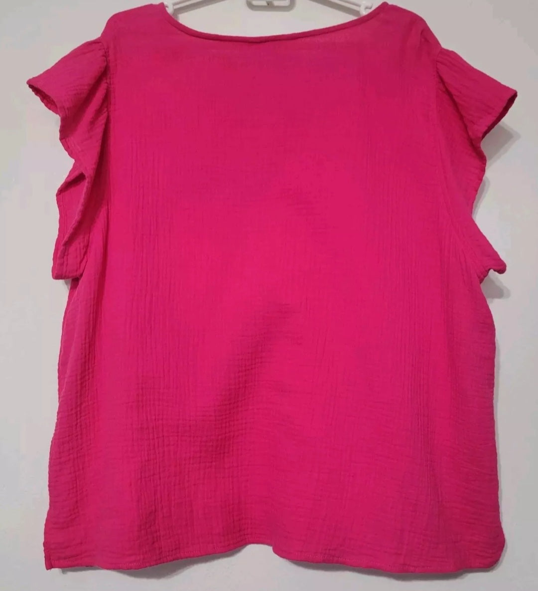 2XL Blusa de Gaza Fushia Three Dots