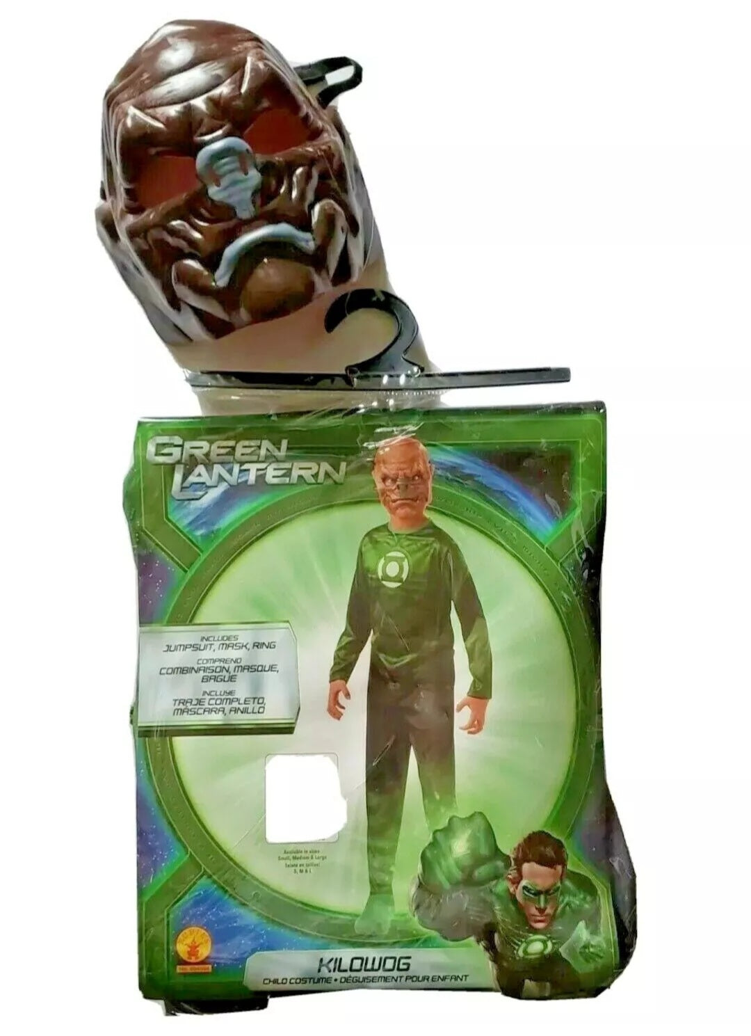 Disfraz de Halloween Duende Verde Kilowog