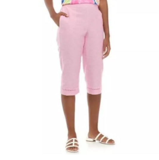 Talla 18 Petite Alfred Dunner Pantalones Capri