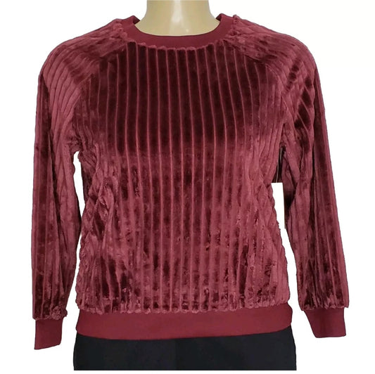 Talla M ( 7-9 ) Sweater Guinda No Boundaries