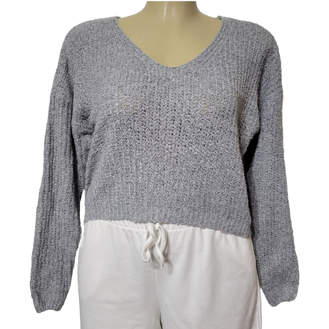 XL Sweater Gris Tejido Rue 21