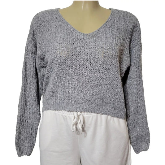 XL Sweater Gris Tejido Rue 21