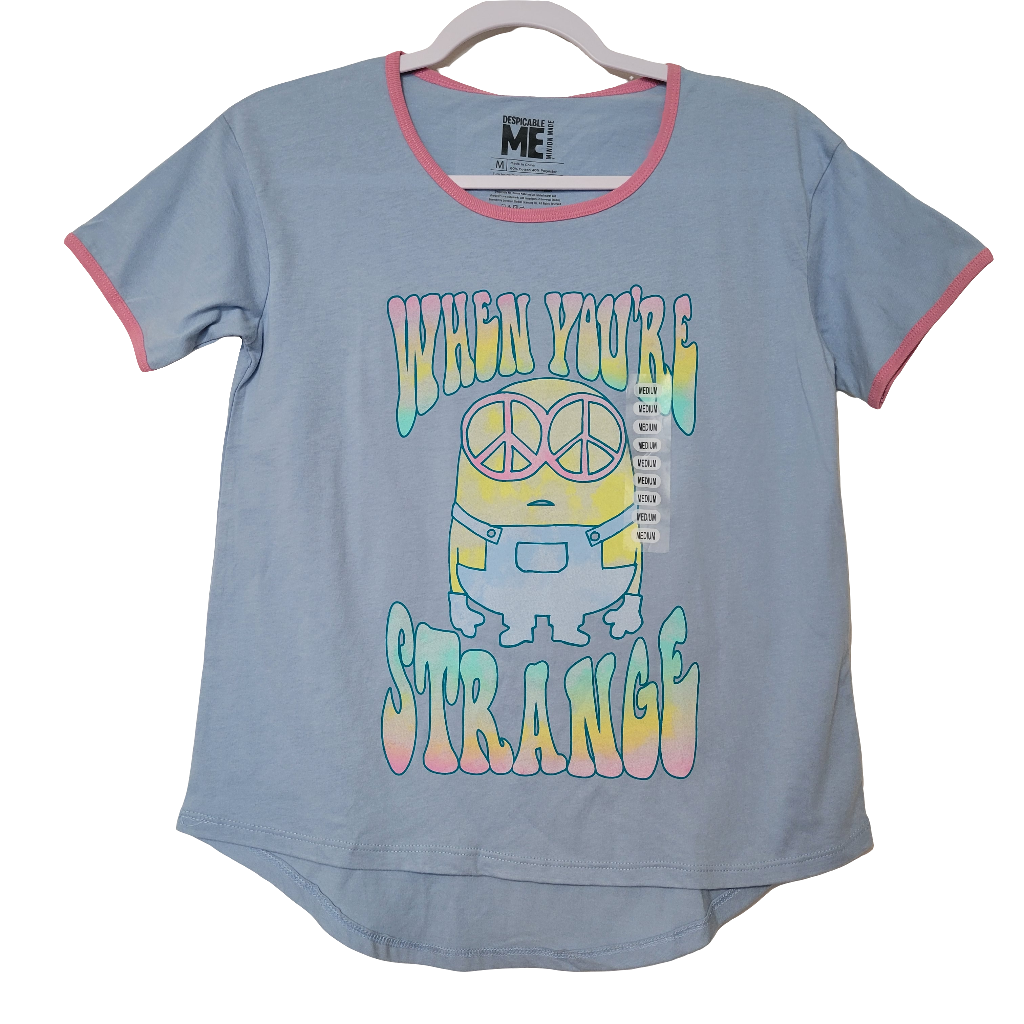 Talla M Juniors Minion Playera de manga corta Despicable Me